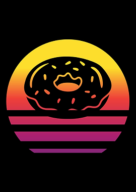 Donut Retro Vintage