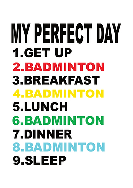 My Perfect Tag Badminton