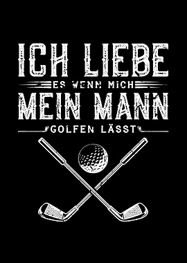 Ich Liebe Golf Golferin