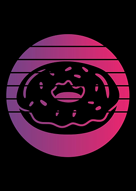 Donut Retro Vintage
