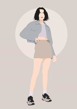 Minimalist Cartoon