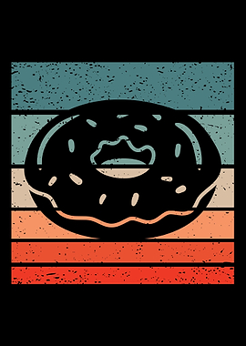 Donut Retro Vintage