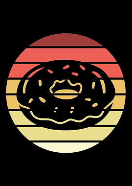 Donut Retro Vintage