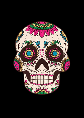 Funny Sugar Skull