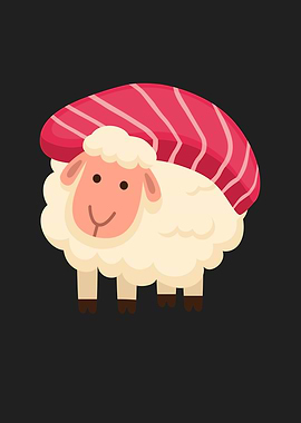 Sushi Sheep Japan Kawaii