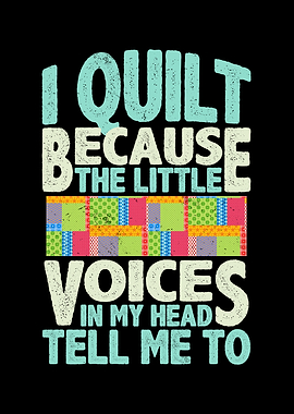 I quilt because little