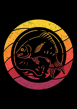 Fishing Retro Vintage