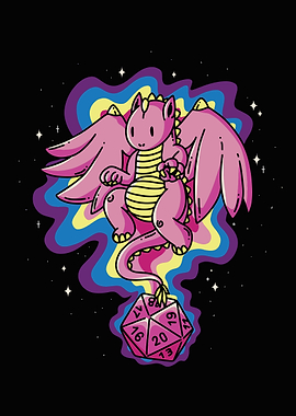 Role playing dice dragon