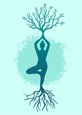 Yoga Tree Woman