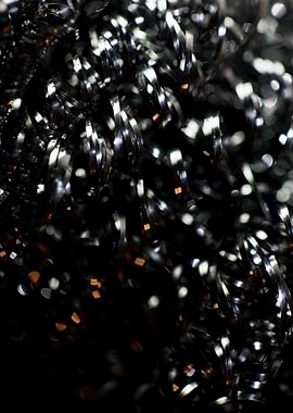 Metal wire macro abstract