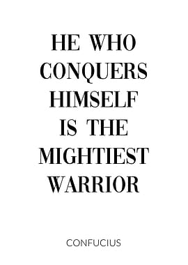 Confucius Quote Conquer
