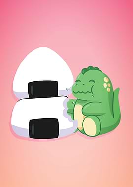 Onigiri Dinosaur
