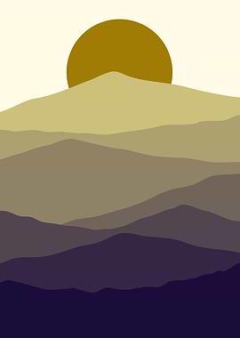 Nature abstract poster