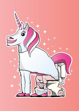 Unicorn on the Toilet