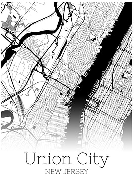 Union City New Jersey map