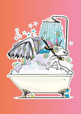 Unicorn in the Shower