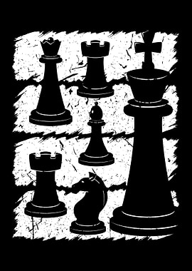 Vintage Chess Pieces