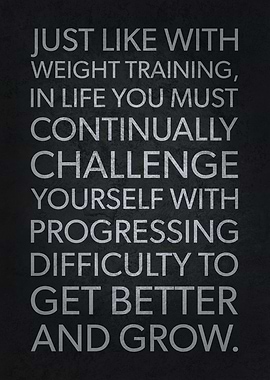 Weight Training and Life
