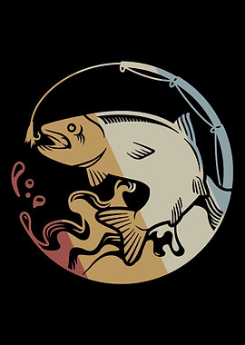 Fishing Retro Vintage