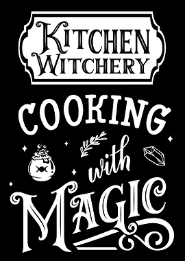 Cooking with Magic Sign