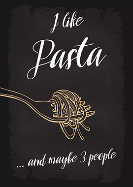 I like pasta and 3 people