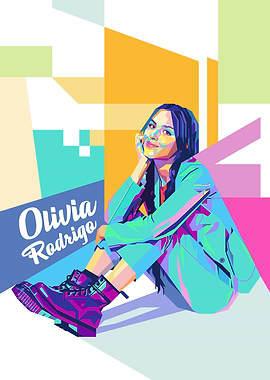 Olivia Rodrigo Pop Art