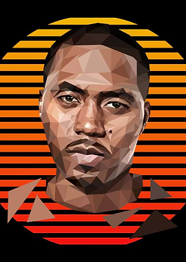 low poly nas rapper