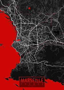 Marseille Map Oriental