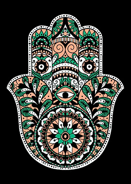 Hamsa Hand Mandala