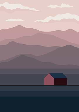 Nature Minimalistic art