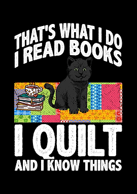 I read books I quilt and I