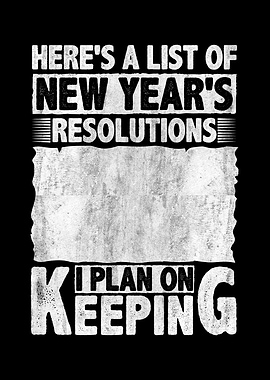 Resolutions List Funny