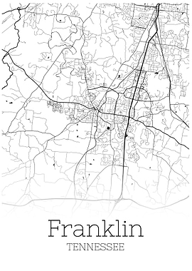 Franklin Tennessee map