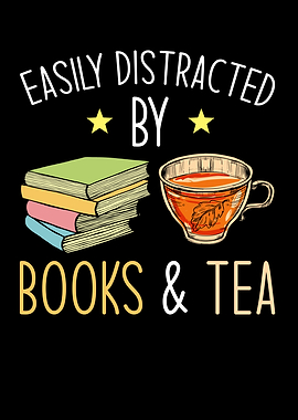 Books And Tea Saying