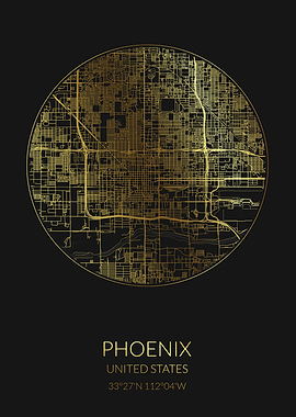 Phoenix Black Gold Map