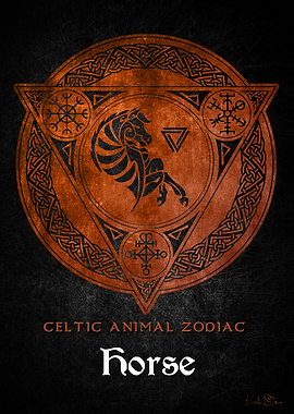 Horse Viking zodiac sign
