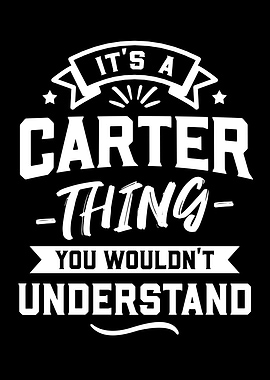 Its A Carter Thing