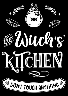 Kitchen Witch Vintage Sign