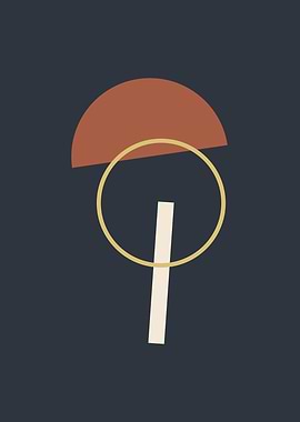 Geometric shapes poster