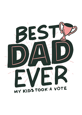 Best dad ever trophy funny