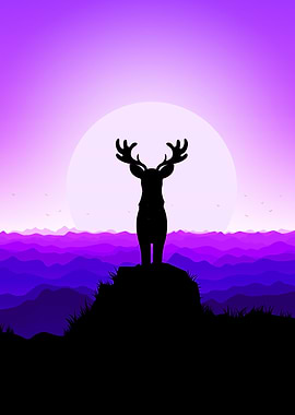 Deer Caribou Cute Animal