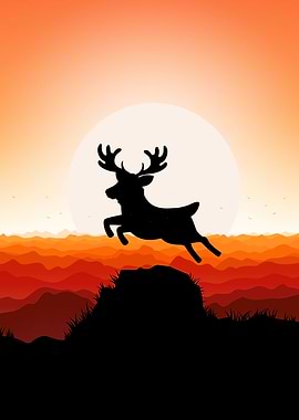 Deer Caribou Cute Animal