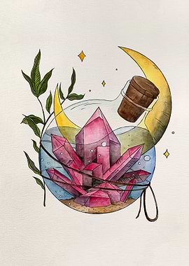 Crystales in a Bottle