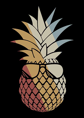 Pineapple Retro Vintage