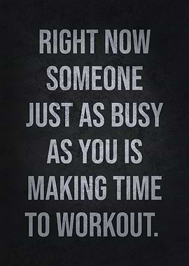Make Time To Workout