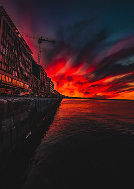 When the sky is on fire