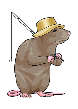 Rat Fishing Fishing rod