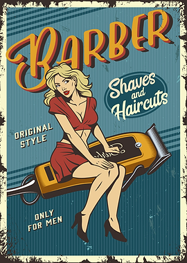 Barber Shop wall Art