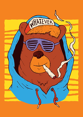 Hip hop bear