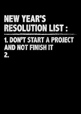 New Year Resolutions List